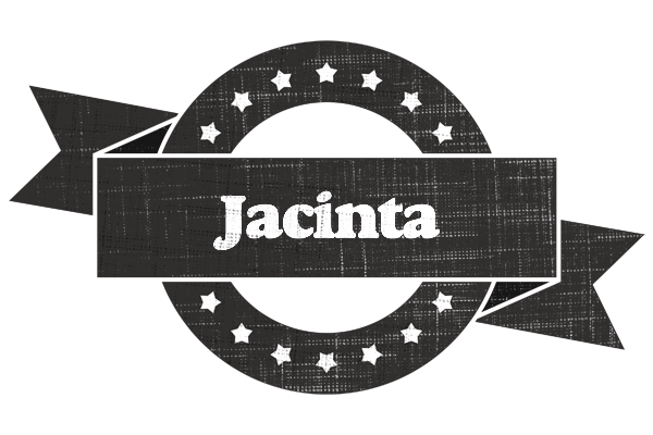 Jacinta grunge logo