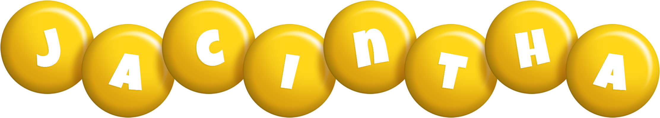 Jacintha candy-yellow logo