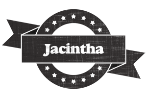 Jacintha grunge logo