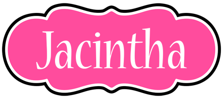 Jacintha invitation logo