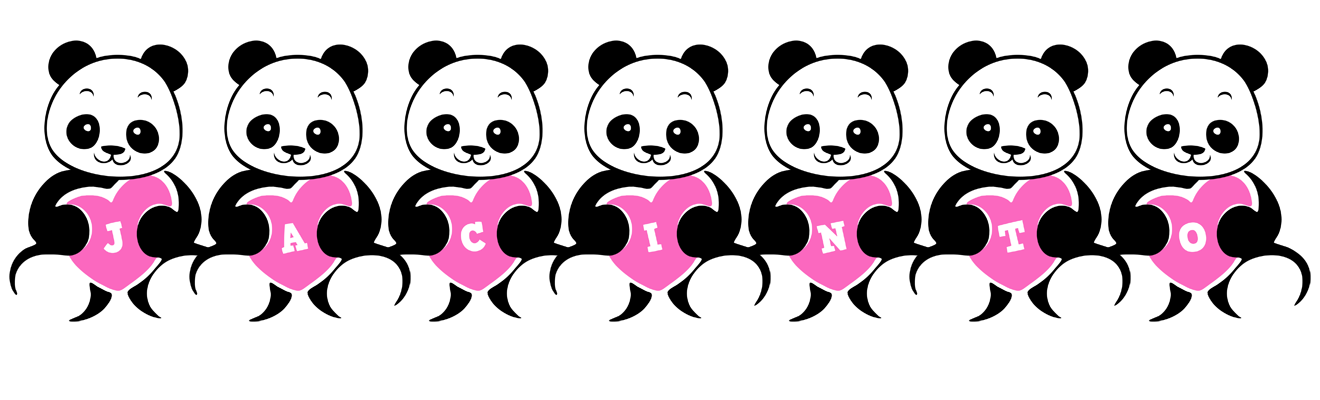 Jacinto love-panda logo