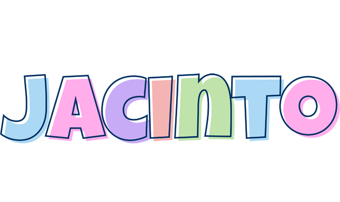 Jacinto pastel logo
