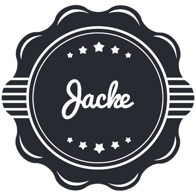 Jacke badge logo