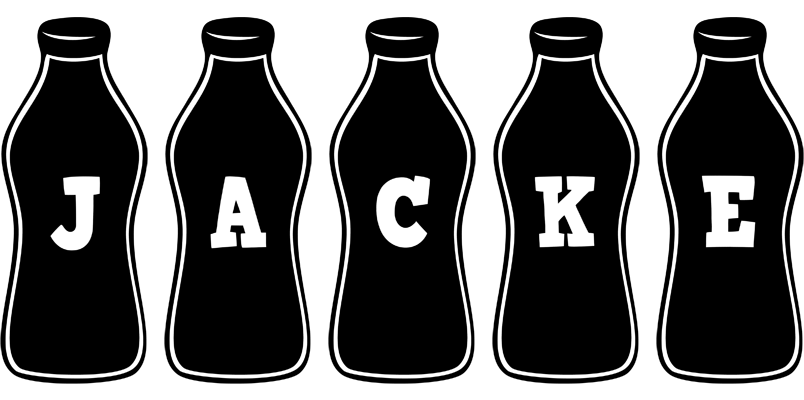 Jacke bottle logo