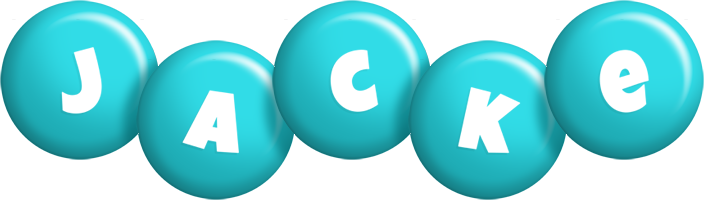Jacke candy-azur logo