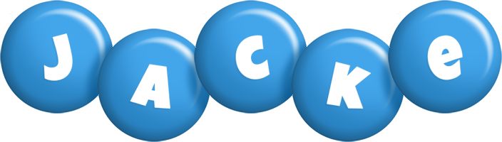 Jacke candy-blue logo