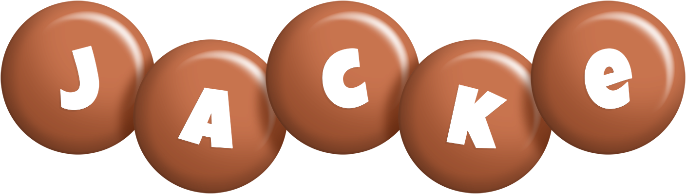 Jacke candy-brown logo