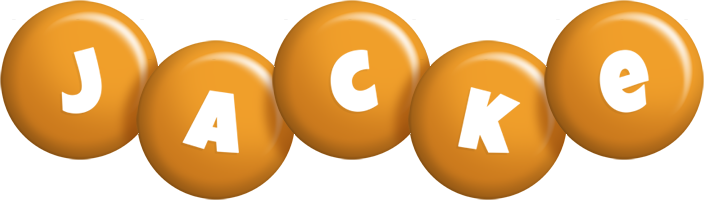 Jacke candy-orange logo