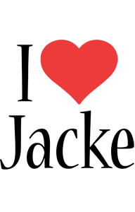 Jacke i-love logo
