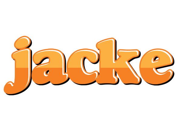 Jacke orange logo