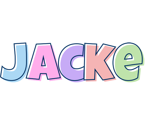 Jacke pastel logo