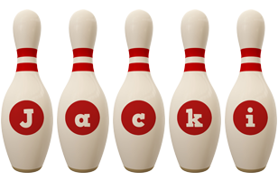 Jacki bowling-pin logo