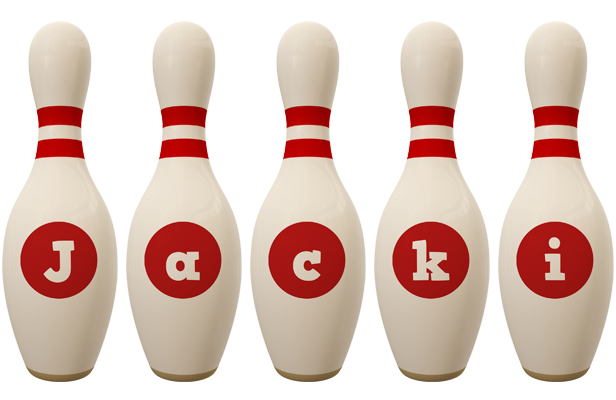 Jacki bowling-pin logo