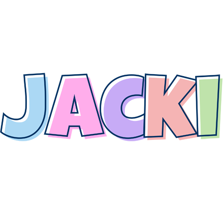 Jacki pastel logo
