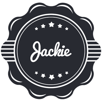 Jackie badge logo