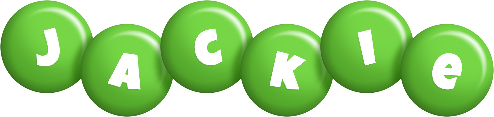 Jackie candy-green logo