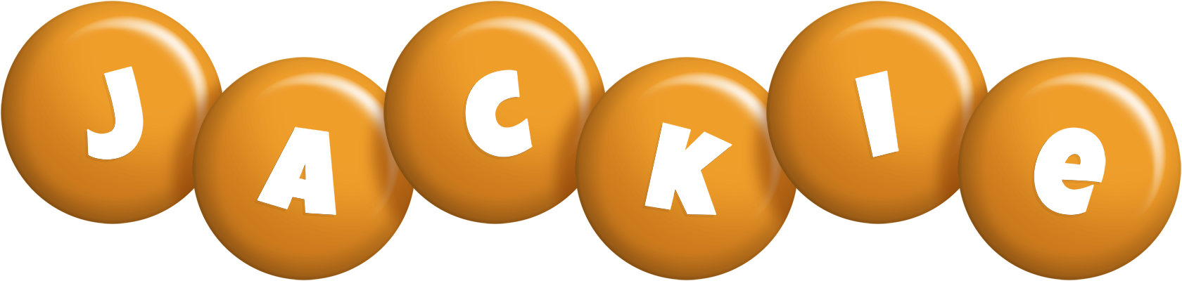Jackie candy-orange logo