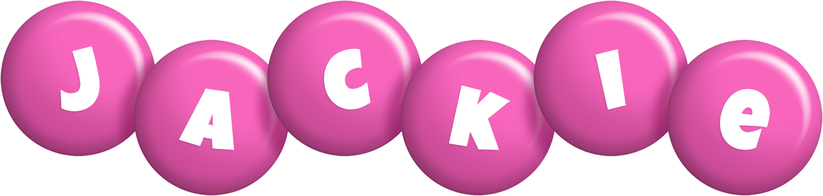 Jackie candy-pink logo