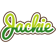 Jackie golfing logo