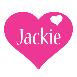 Jackie love-heart logo