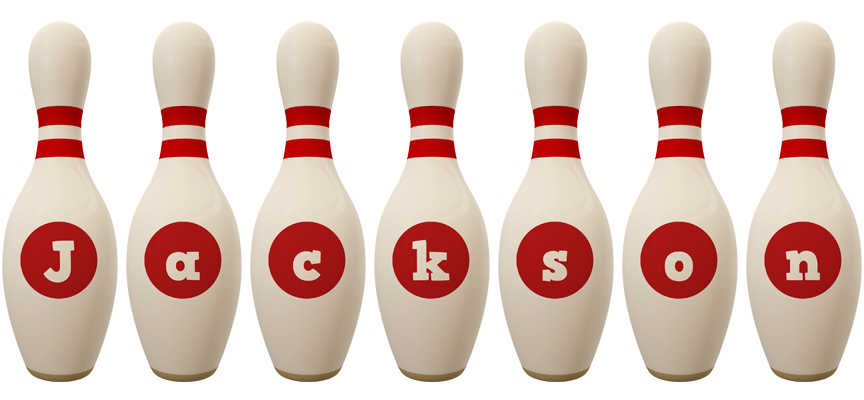 Jackson bowling-pin logo