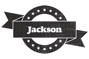 Jackson grunge logo