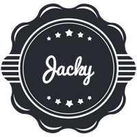 Jacky badge logo