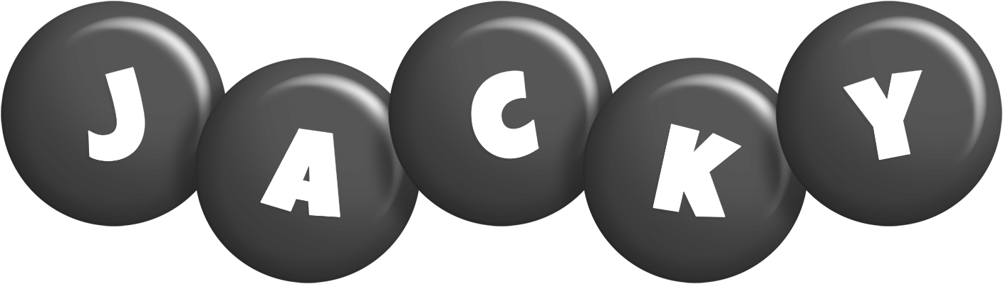 Jacky candy-black logo