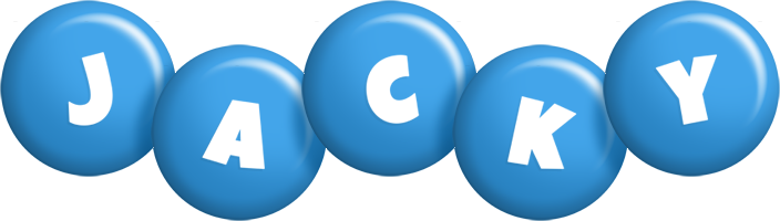 Jacky candy-blue logo