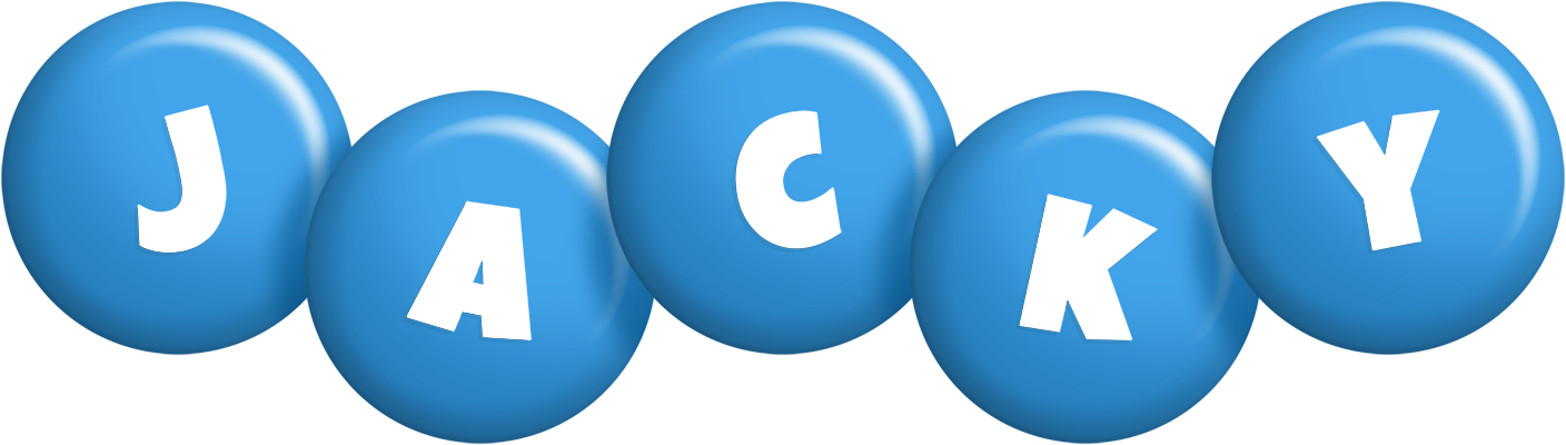 Jacky candy-blue logo