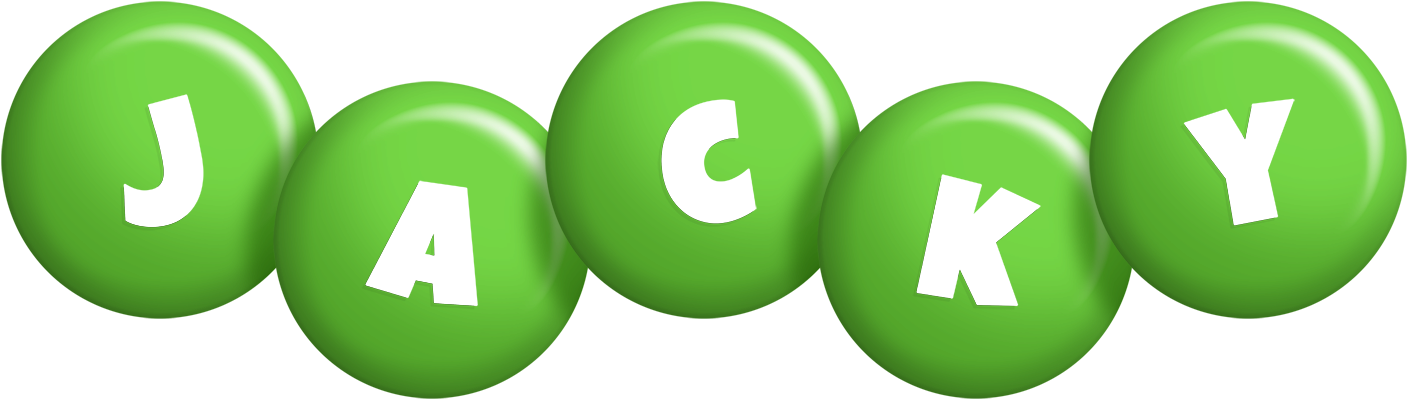 Jacky candy-green logo