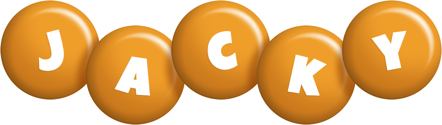 Jacky candy-orange logo