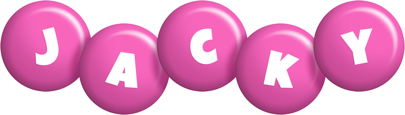 Jacky candy-pink logo