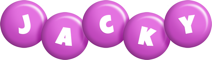 Jacky candy-purple logo