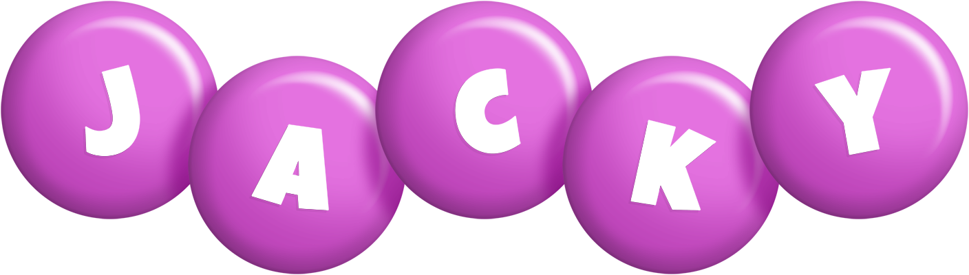 Jacky candy-purple logo