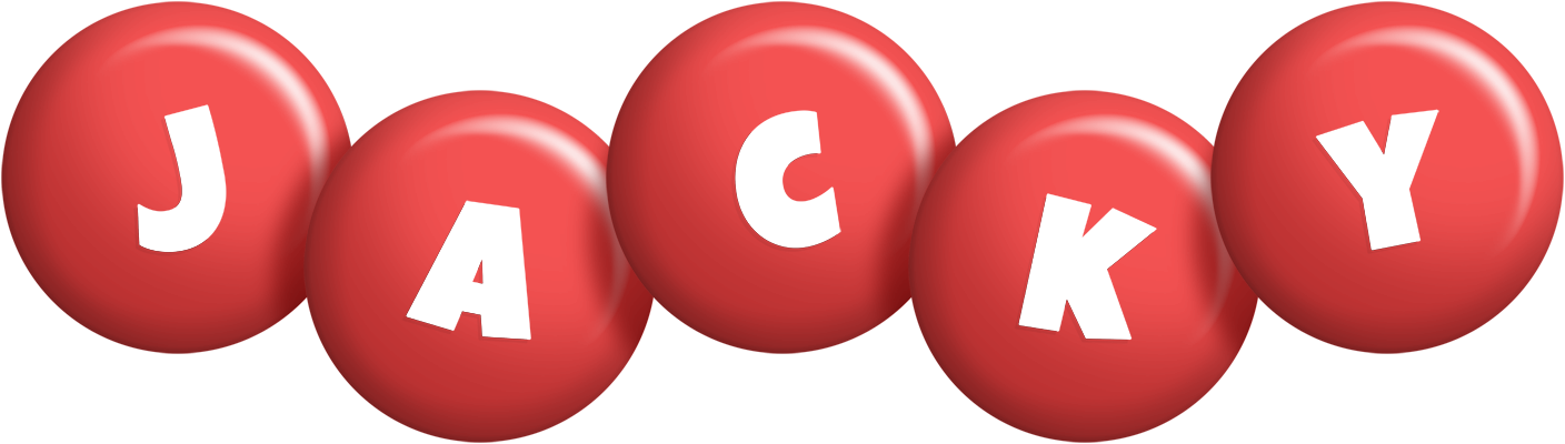 Jacky candy-red logo