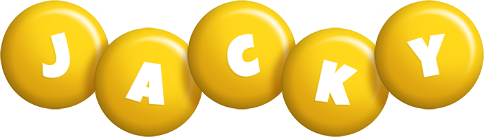Jacky candy-yellow logo