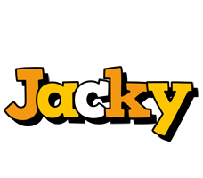 Jacky cartoon logo