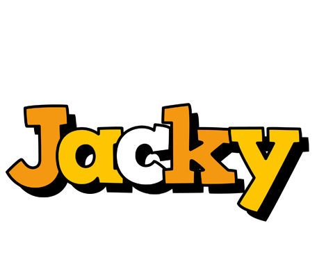 Jacky cartoon logo