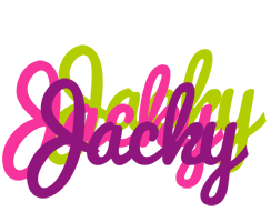 Jacky flowers logo