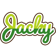 Jacky golfing logo