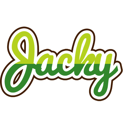 Jacky golfing logo