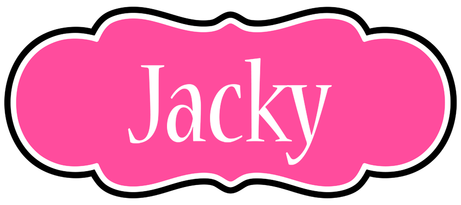 Jacky invitation logo