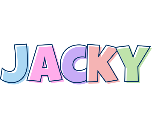 Jacky pastel logo