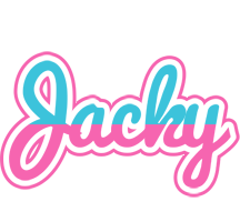 Jacky woman logo
