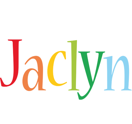 Jaclyn birthday logo