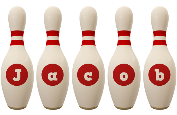Jacob bowling-pin logo
