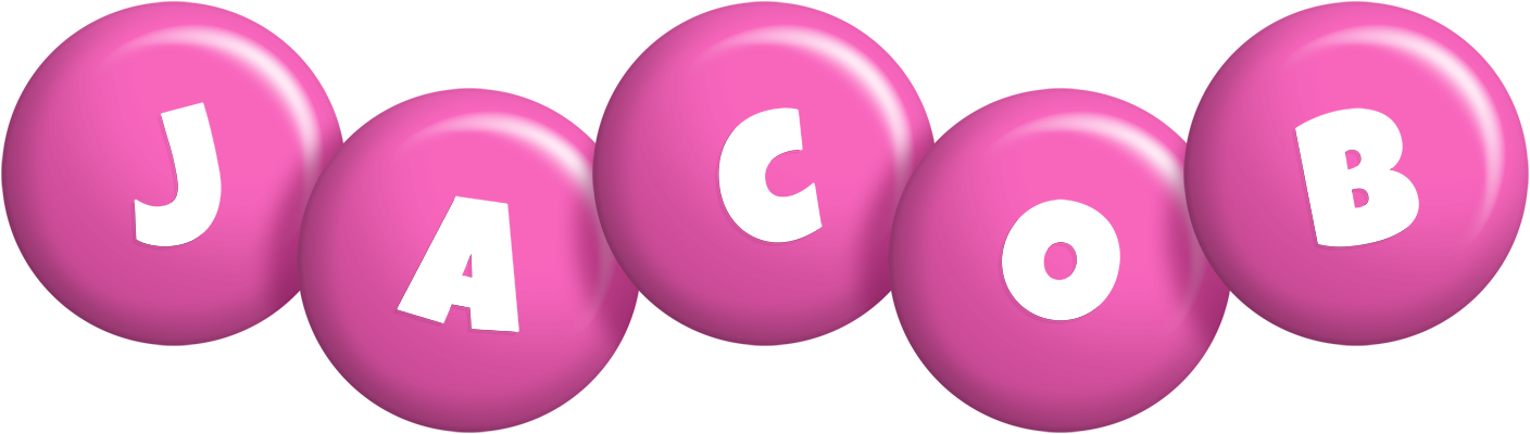 Jacob candy-pink logo