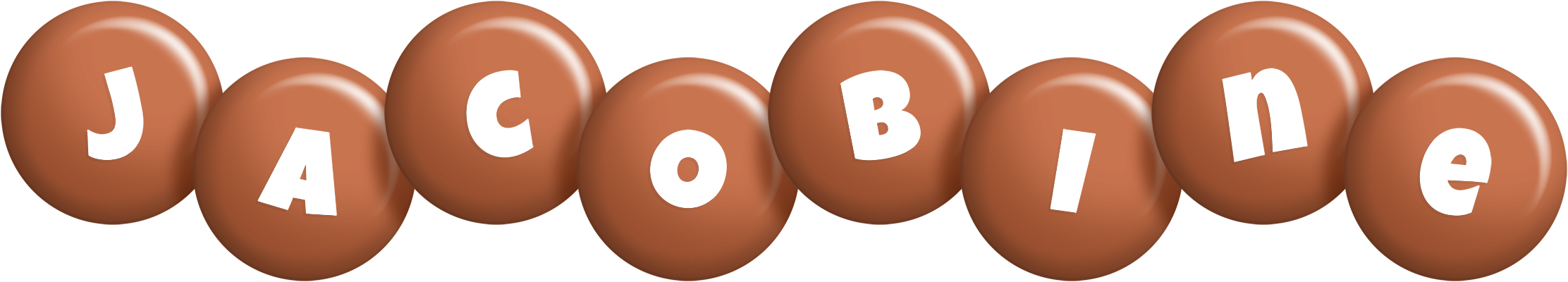 Jacobine candy-brown logo