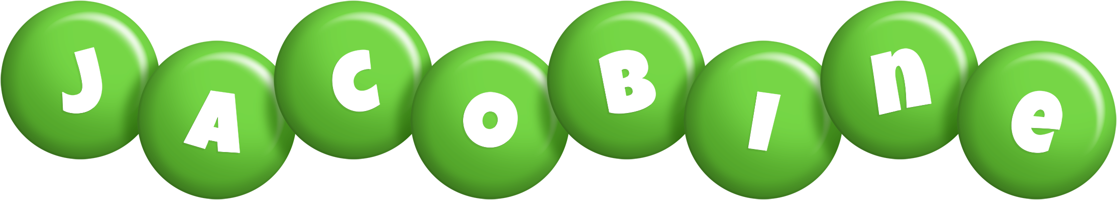 Jacobine candy-green logo